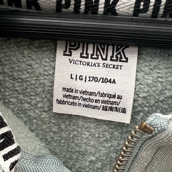 PINK Victoria Secret Zip up Sweater | Large - Picture 4 of 9